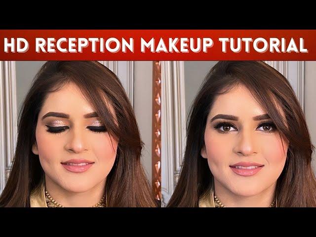 UNCUT INDIAN RECEPTION BRIDE Makeup Tutorial @SakshiGuptaMakeupStudioAcademy  #makeup #tutorial