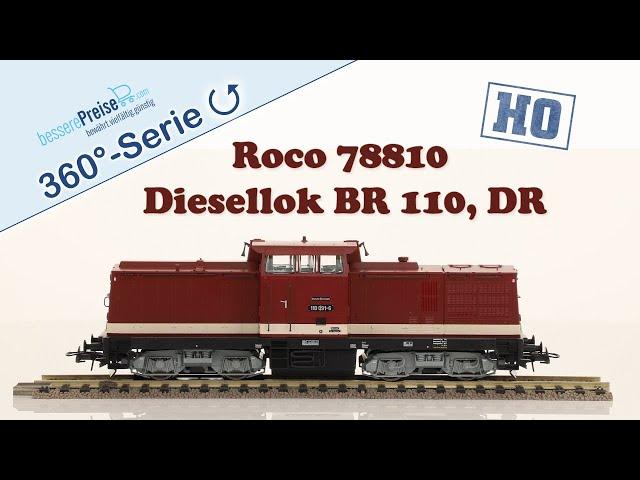 #Roco 78810 | #Diesellokomotive BR 110 DR | #SpurH0