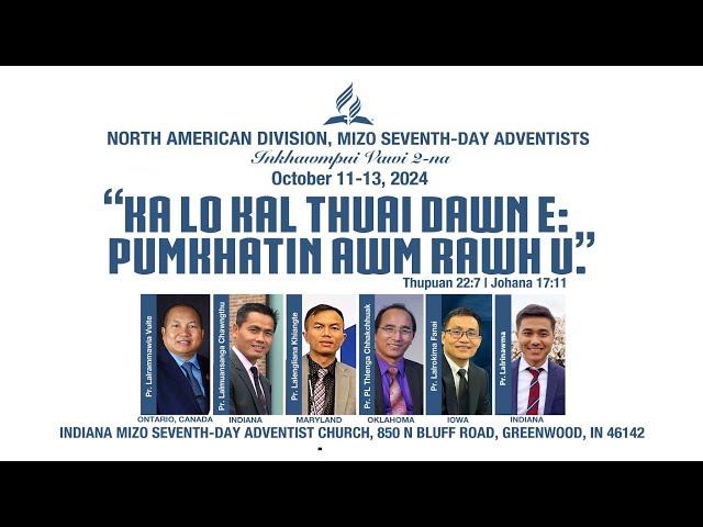 NAD Mizo SDA Kohhran Inkhawmpui || Vawi 2-na || Sunday Chhun || Pr. Lalengliana Khiangte (MD)