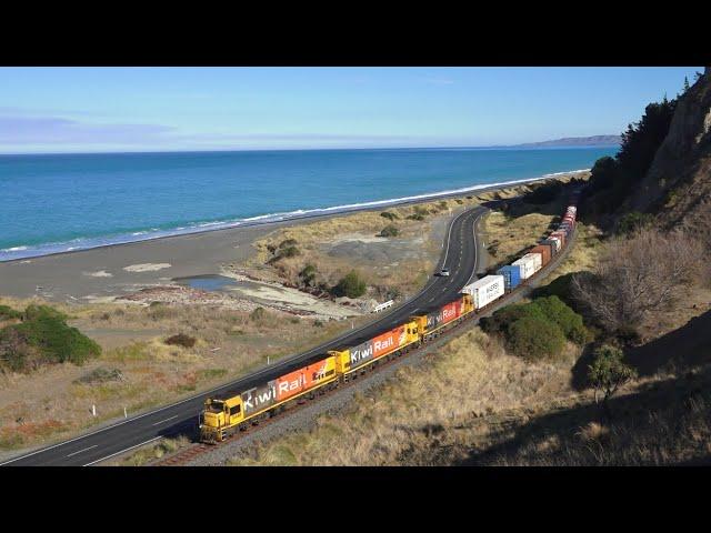 KiwiRail: South Island Freight Operations - Autumn 2021 (HD)