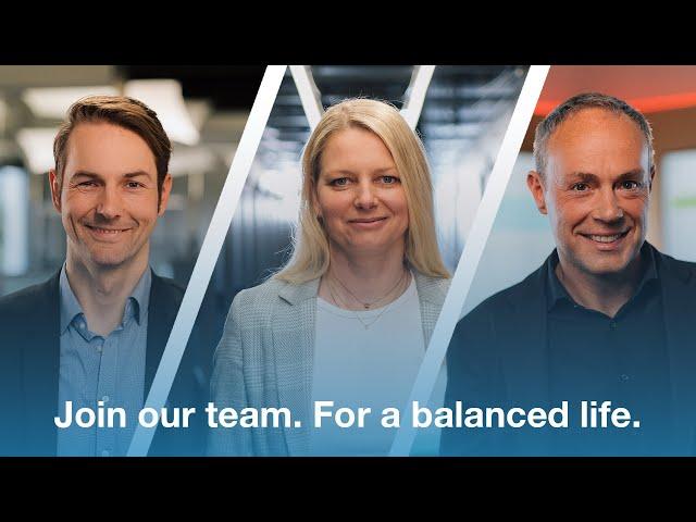 Join our team. For a balanced life.