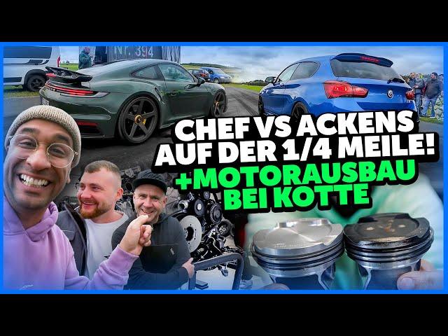 JP Performance - Chef vs. Ackens auf der 1/4 Meile! + Motorausbau bei Kotte