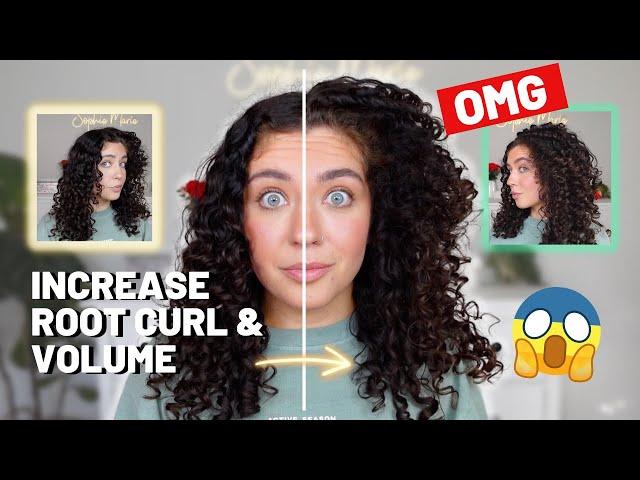 HOW TO GET CURLIER HAIR AT THE ROOT | Tips for maximum volume & root lift | on naturally curly hair