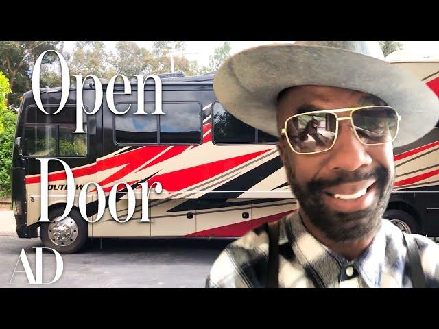 Inside J.B. Smoove's Tricked-Out RV With A Lofted Bedroom | Open Door | Architectural Digest