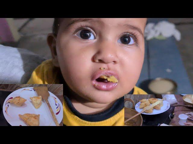 Pooja ne bnaya samosa | with ginni pandey