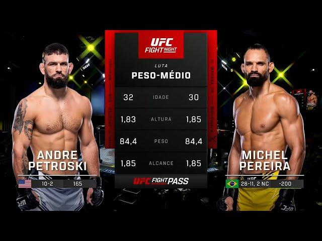 Andre Petroski x Michel Pereira | LUTA COMPLETA | UFC Vegas 99