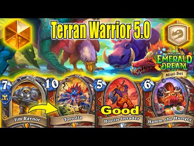 BEST Control Terran Warrior 5.0 Deck To CRAFT Into the Emerald Dream Mini-Set | Hearthstone
