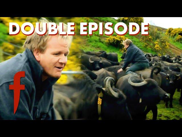 Gordon Ramsay Rides a Bull  | DOUBLE EPISODE | The F Word