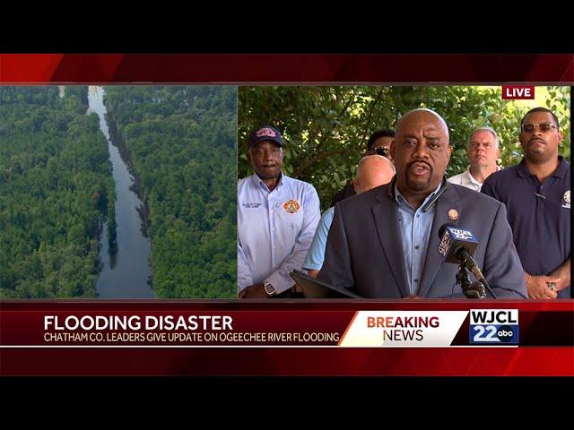 Savannah, Chatham County leaders give update on flooding