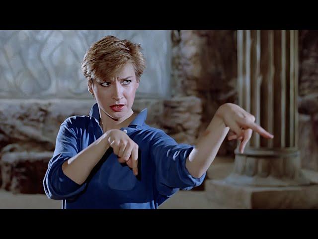 Cynthia Rothrock and Andy Lau vs Richard Norton - The Magic Crysta (1986)