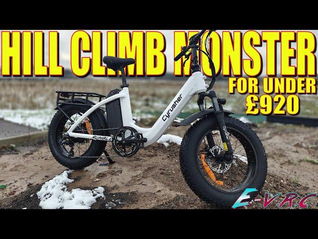 This CHEAP & LEGAL Ebike SMASHES 1400w+ Bikes Up Hills! Cyrusher Rumble Review