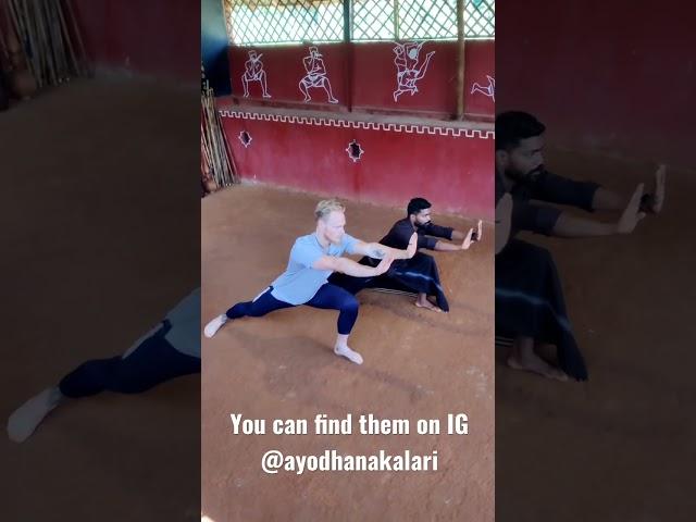 Learning Kalaripayattu in Bangalore at Ayodhana Kalari