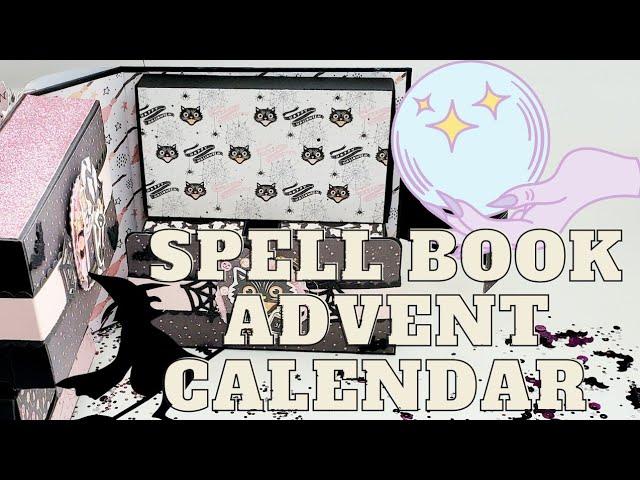 Spell Book Advent Calendar| Project Share| Spooky Inspiration Collab| Host: @SaltyBeachScrapper