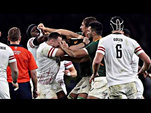 Eben Etzebeth and Maro Itoje scuffle || Springboks vs England 2022 || Autumn nation series || #rugby