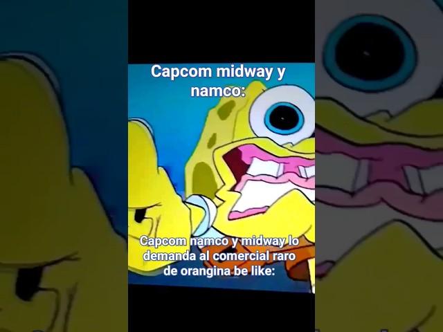 Capcom midway y namco lo demanda a orangina por el comercial raro #shorts #tiktok #memes #capcom