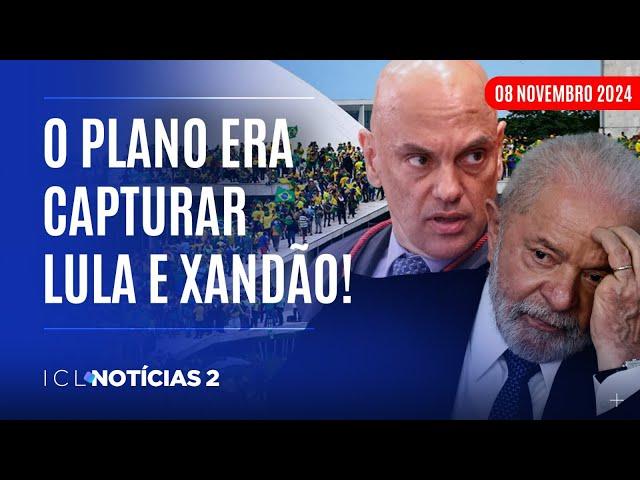 ICL NOTÍCIAS 2 - 08/11/24 - GOLPISTAS MONITORARAM ATÉ AS ARMAS USADAS PELOS SEGURANÇAS DE LULA