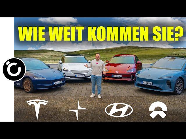 Tesla v Polestar v Hyundai v Nio - wer muss zuerst an die Ladesäule?