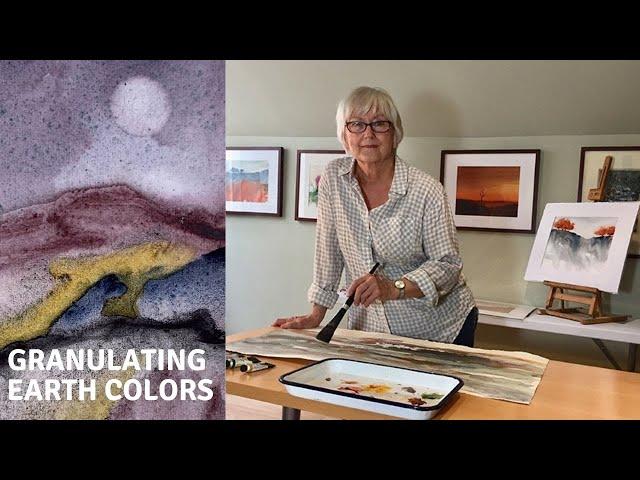 Watercolors - Granulating Earth Colors