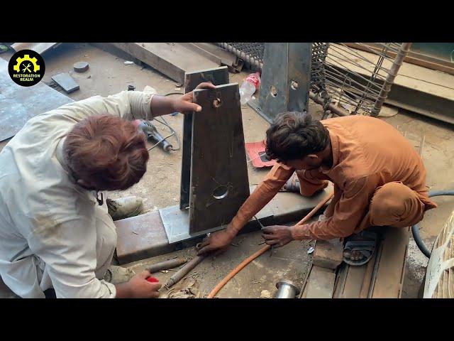 How This Expert Welder Transforms Metal into Pakistani Truck Parts! Restoration Realm