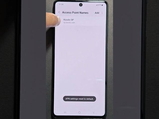 Reset Network APN and Fix Mobile Data problems in Android Phone #shorts