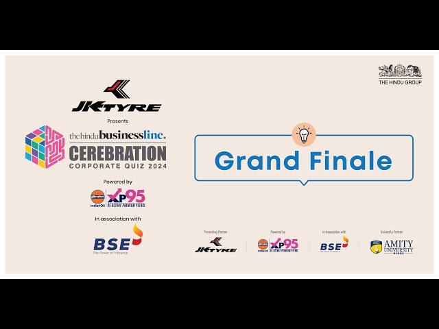 The Hindu BusinessLine Cerebration Quiz, 2024 - Grand Finale