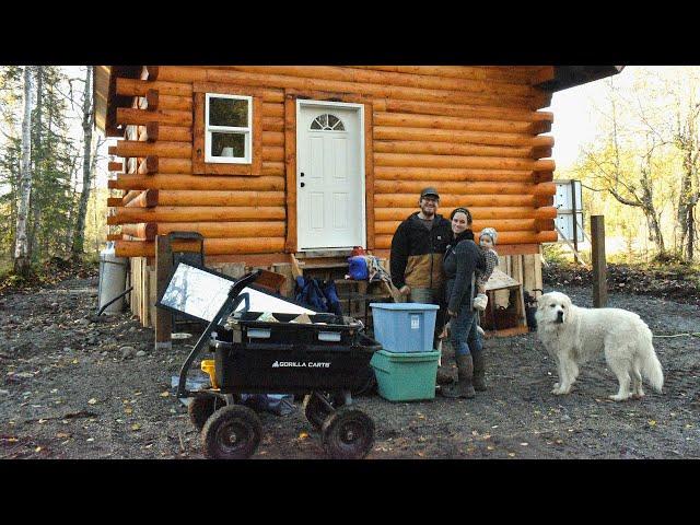 Moving Into Our Log Cabin | We've Worked Hard For This!