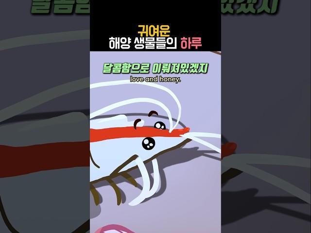 귀여운 해양생물들의 하루 #동물 #만화