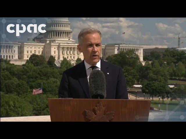 PM Carney speaks with reporters following White House meeting with President Trump – May 6, 2025