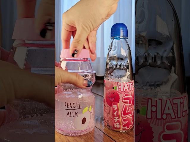 Japanese Marble Soda Drink ASMR Ramune ラムネ  #Shorts