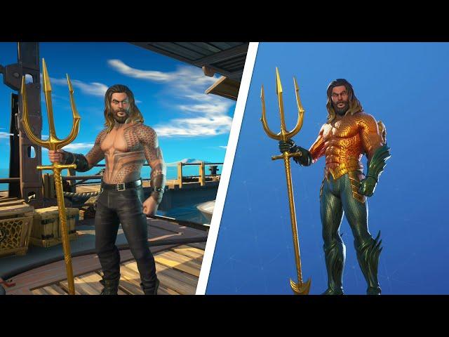 Dive Over the Waterfall at Gorgeous Gorge While Wearing the Aquaman Outfit Location - Fortnite