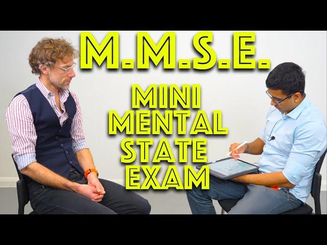 Mini-Mental State Examination (MMSE) - Clinical Skills - Dr James Gill