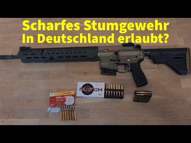 Darf man in Deutschland legal ein M4 Sturmgewehr besitzen?