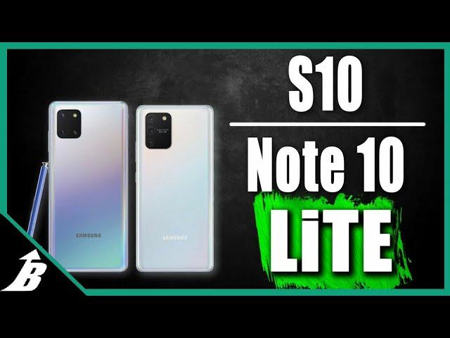 Samsung's S10 Lite And Note 10 Lite Revealed