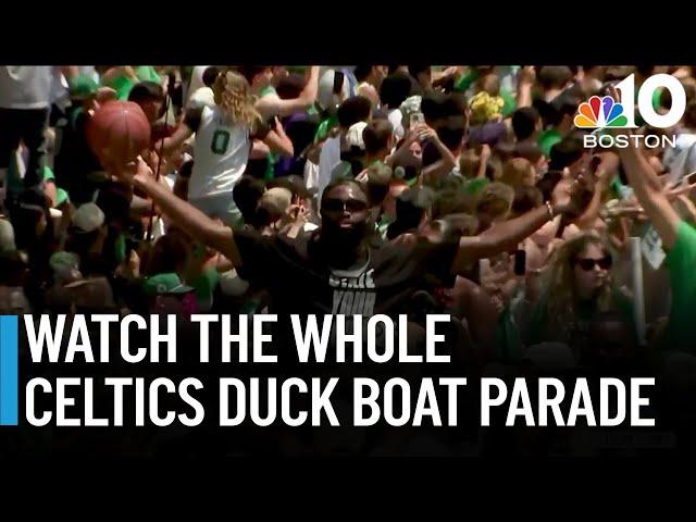 FULL VIDEO: Watch the Celtics' full championship parade through Boston