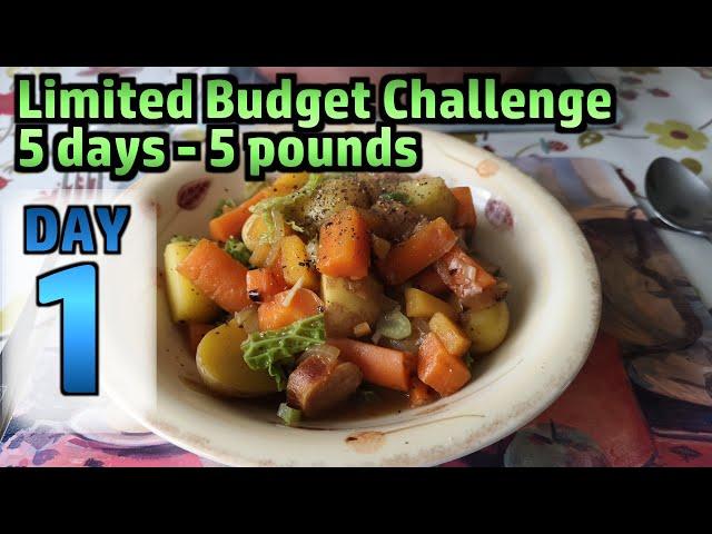 Limited Budget Challenge - £5 for 5 Days - DAY 1