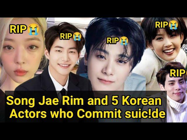 What Really Happened? Song Jae Rim and 5 Korean Actors who Commit suic!de