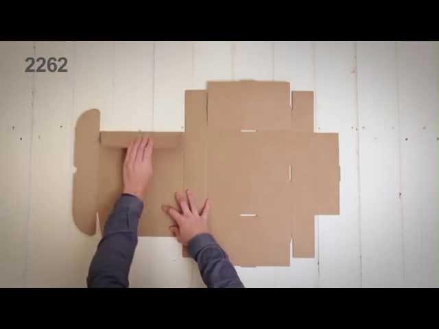 Self-assemble boxes - Assembly video ref. 2262 SelfPackaging