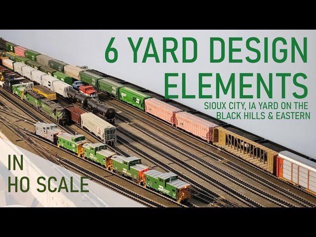 Model Railroad Operations: Exploring HO Scale Yard Design - 6 Design Elements #hoscaletrains