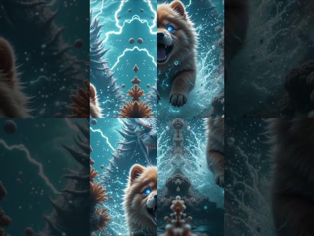 Electric EEL vs Chow Chow||chow chow rescued mermaid