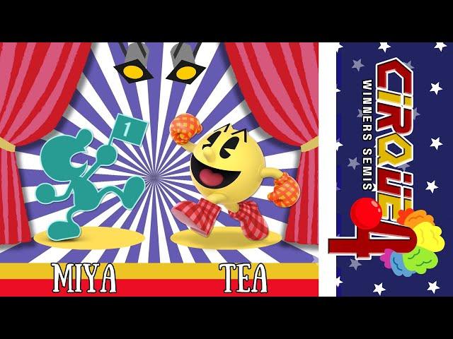 Miya (Game and Watch) vs Tea (Pacman) - Cirque du CFL 4 - Ultimate Singles - Winners Semis