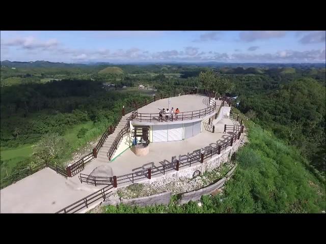 aerial view of fascinating chocolate hills! Bohol