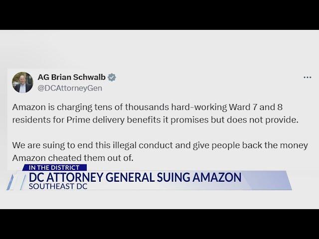 DC Attorney General sues Amazon