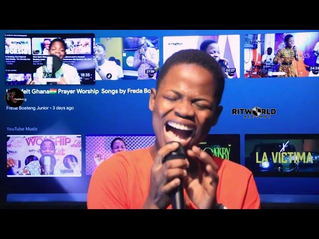 Emmanuel Cover song | Nathaniel Bassey | Studio live session with Freda Boateng Jnr