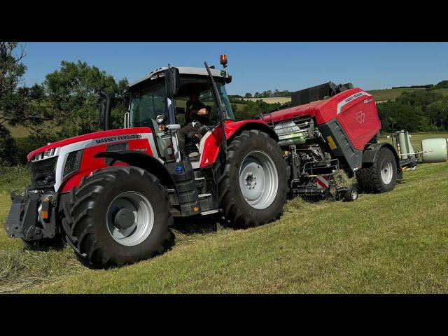 Massey Ferguson 7S.180 and RB4160 Protec combi-baler