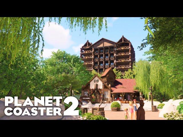 Grand Falls Lodge Construction Begins! | Planet Coaster 2