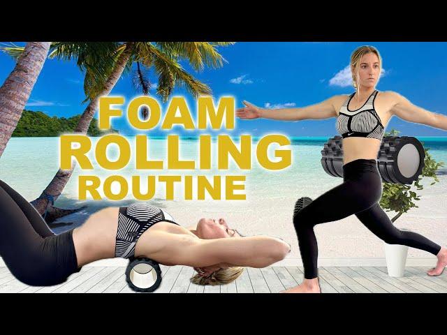 17 Minute Foam Rolling for Surfers (follow along) // Lakey Peterson