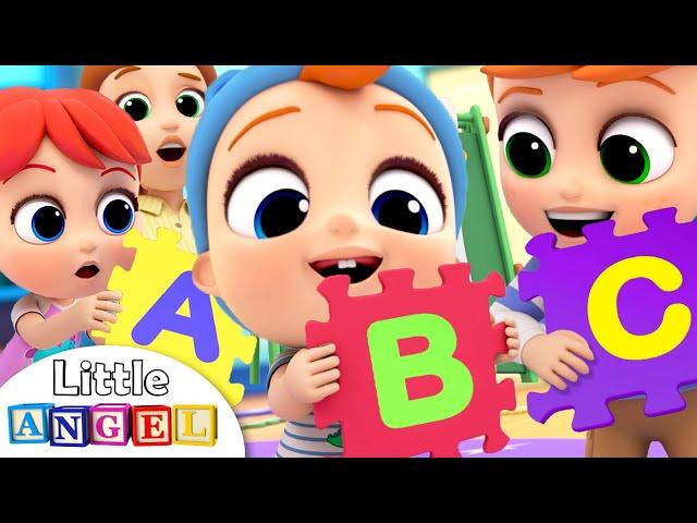 Mommy Helps Me Learn My ABC | Phonics Song | Little Angel Kids Songs & Nursery Rhymes