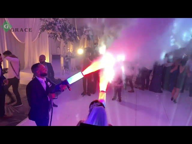 [LED CO2 Gun] How CO2 machines are used at a wedding