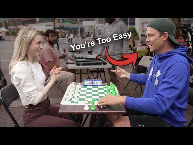 Chess Hustler Said I Was Too Easy…So I Did This