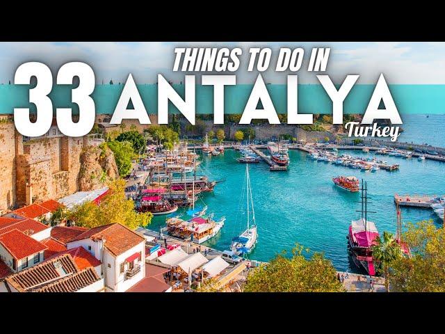 Best Things To Do in Antalya Turkey 2024 4K